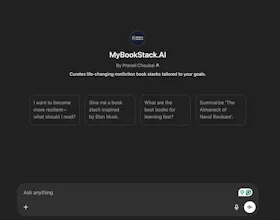 MyBookStackAI gallery image