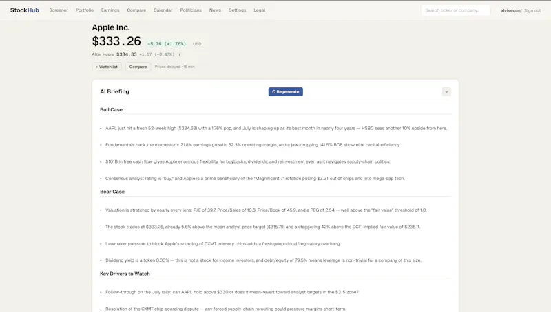 StockHub screenshot 8