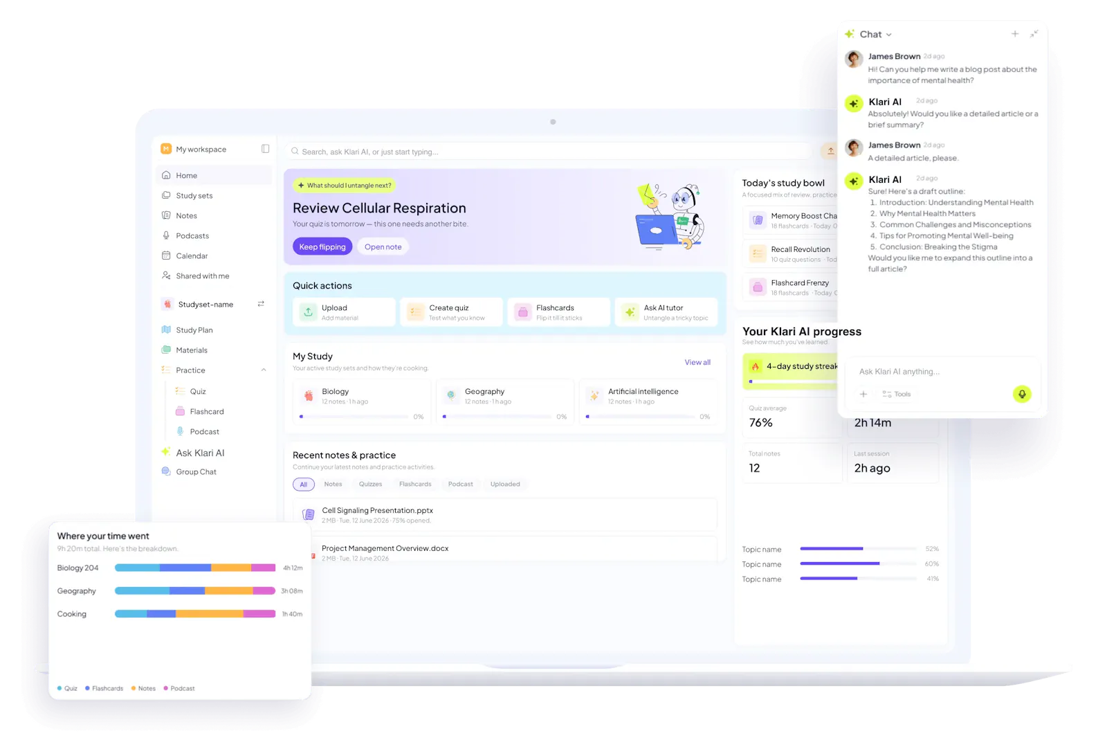 Klari AI screenshot 1