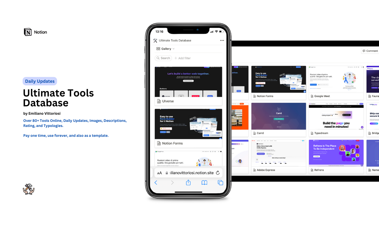 Base de datos de Ultimate Tools: actualizado diariamente media 2