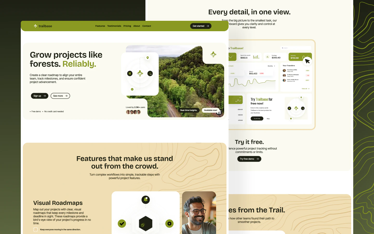 Trailbase screenshot 1