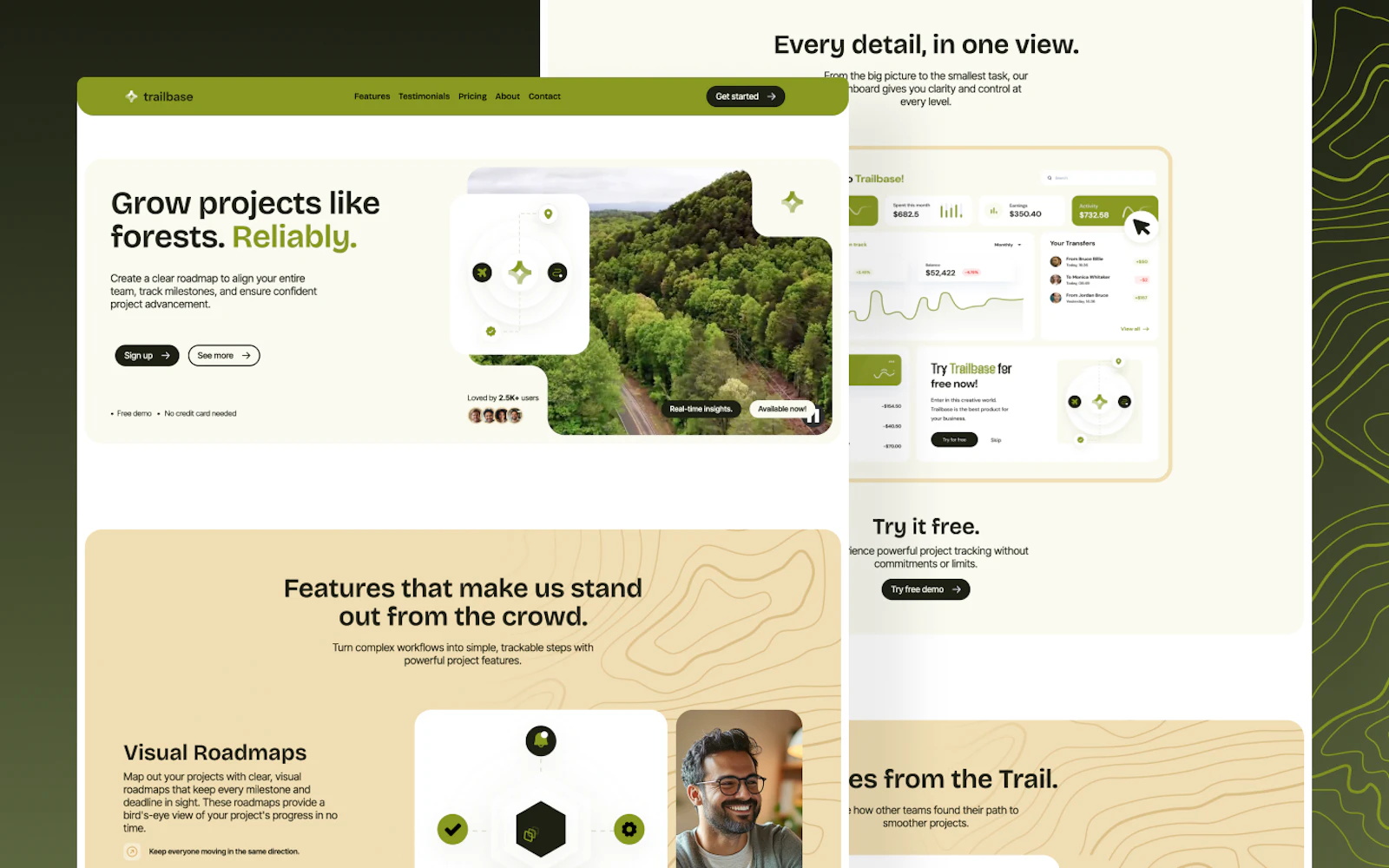 Trailbase screenshot 2