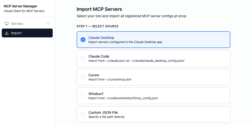 MCPilot — Visual Client for MCP Servers gallery image