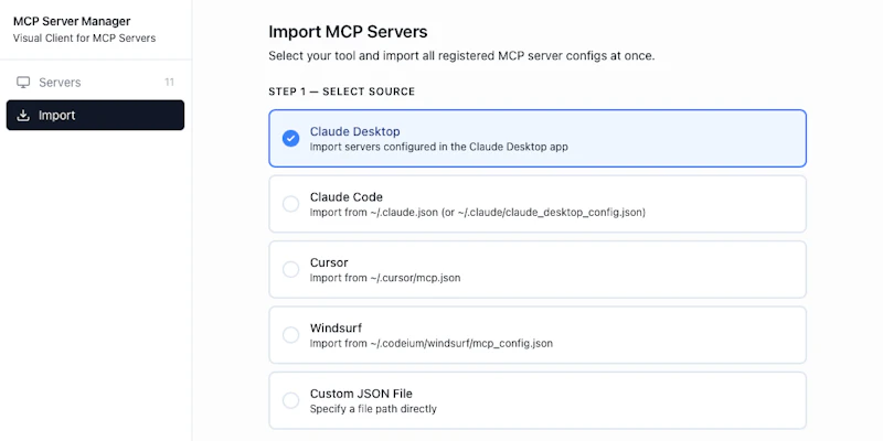 MCPilot — Visual Client for MCP Servers screenshot 4