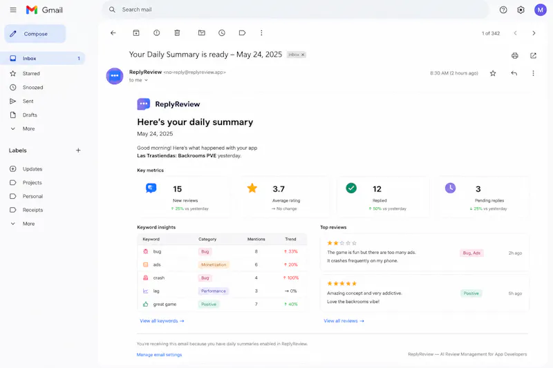 ReplyReview screenshot 8
