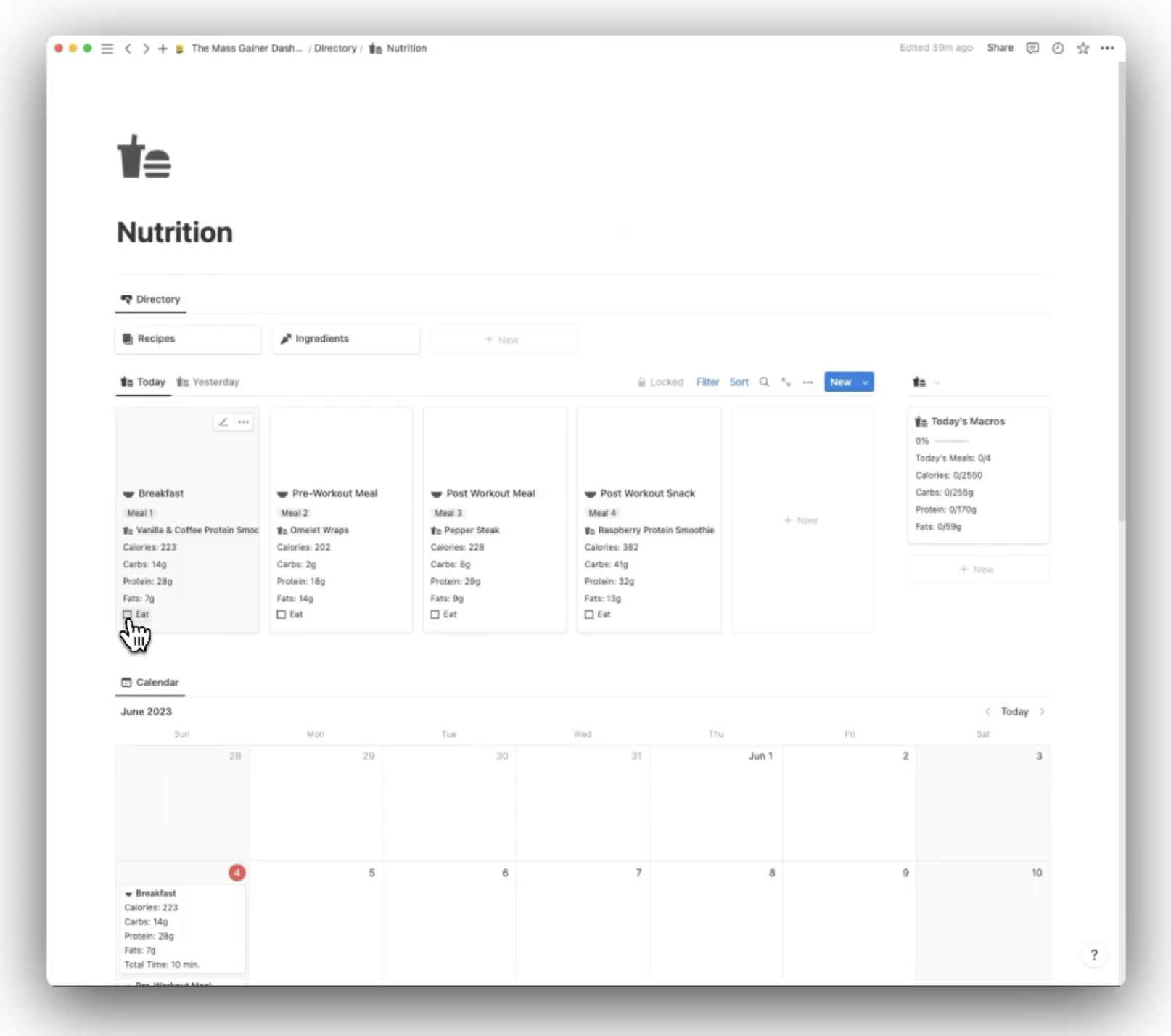 Ultimate Peak Performance Dashboard gallery image