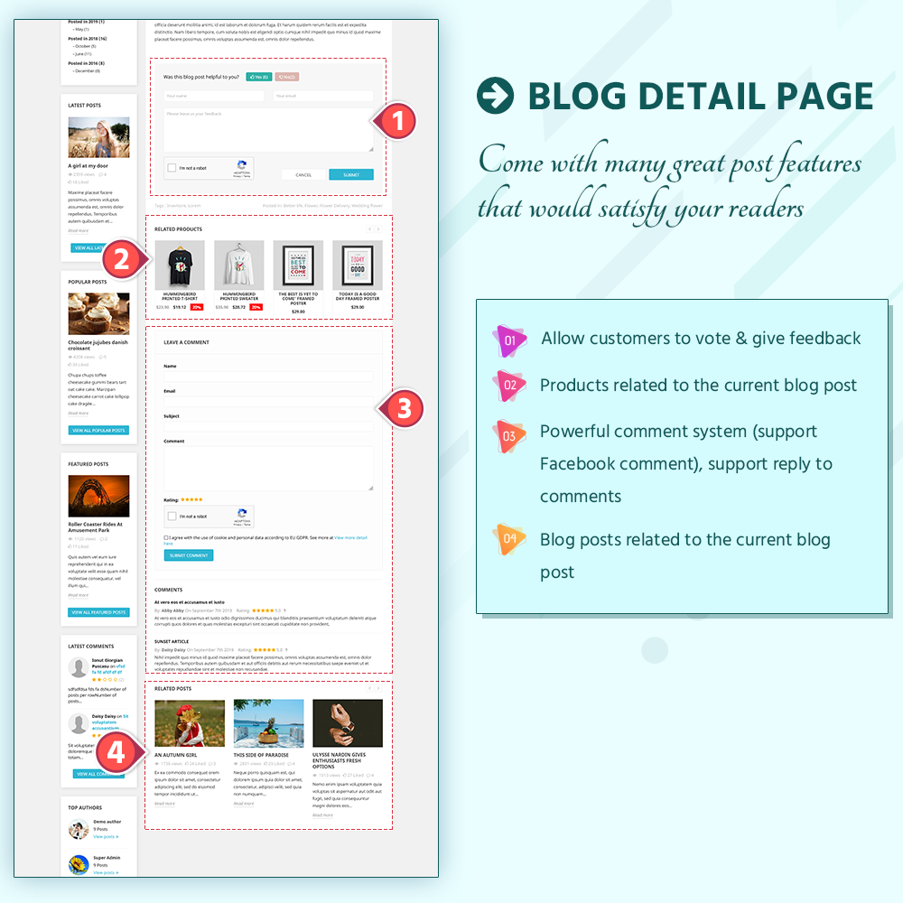  BLOG – All In 1 PrestaShop Blog Module gallery image