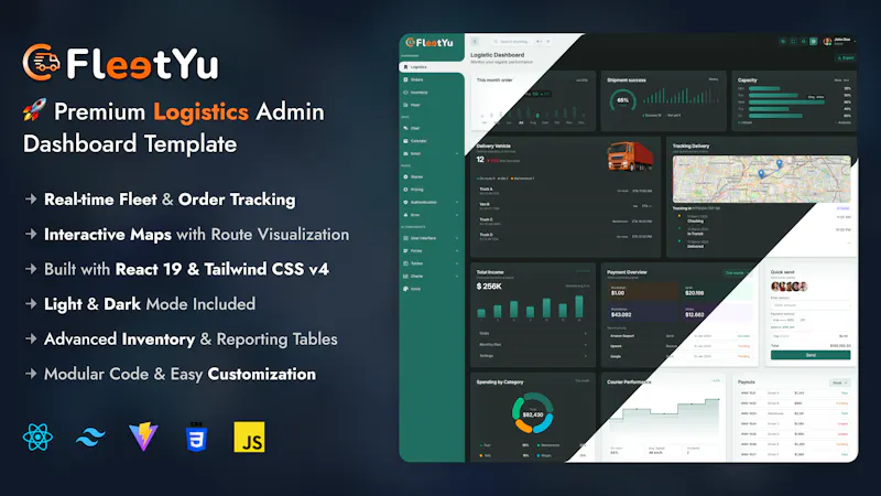 Fleetyu Admin Dashboard screenshot 1
