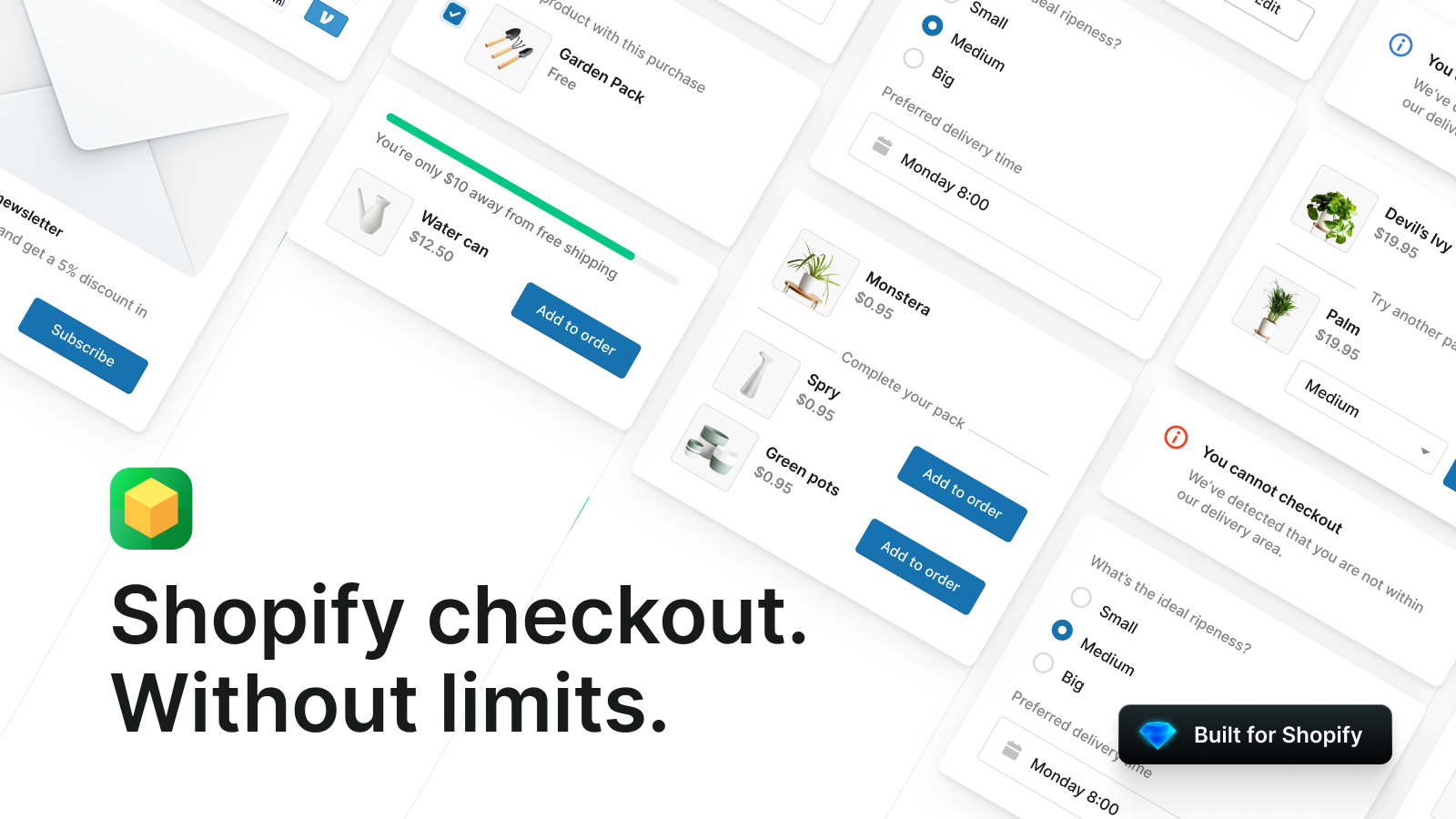 체크 아웃 블록 - 제한없이 체크 아웃을 Shopify 미디어 2