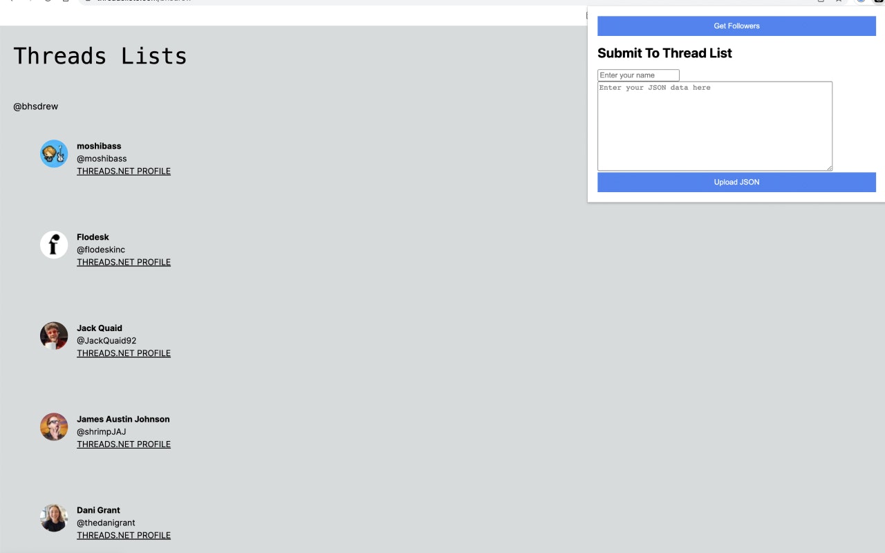 Threads Lists media 2