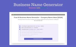 AI Business Name Generator media 1