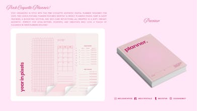 Pink Aesthetic Planner β 2025 Planner gallery image