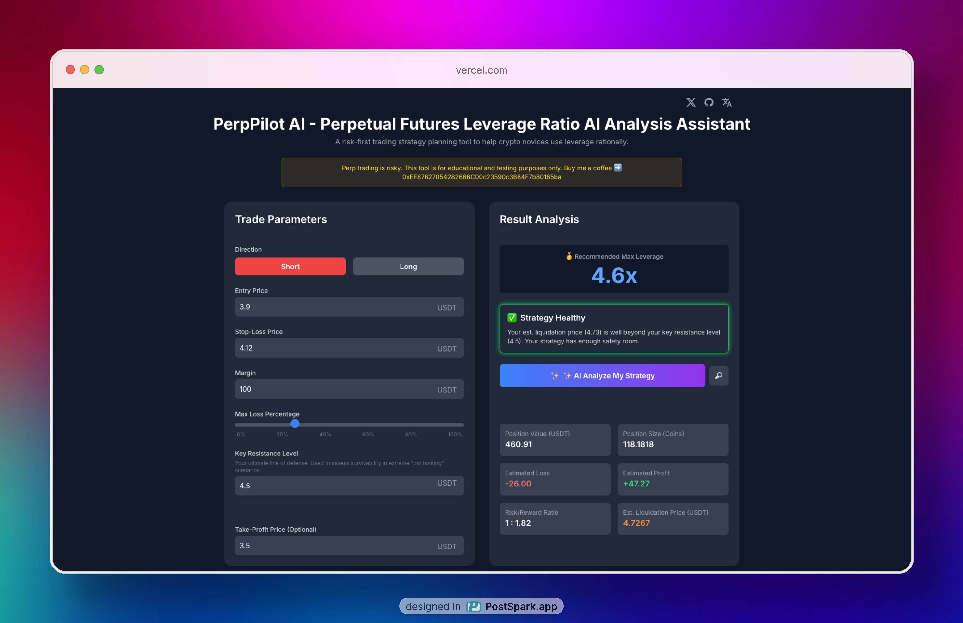 PerpPilot AI gallery image