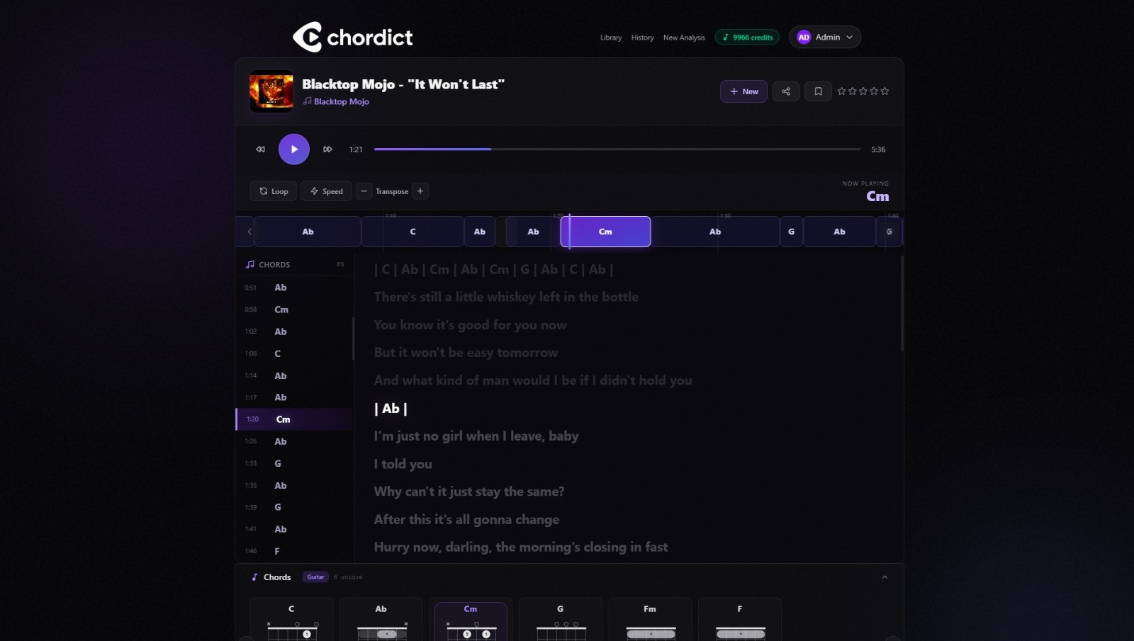 Chordict — Audio Chord & Lyric Analyzer gallery image