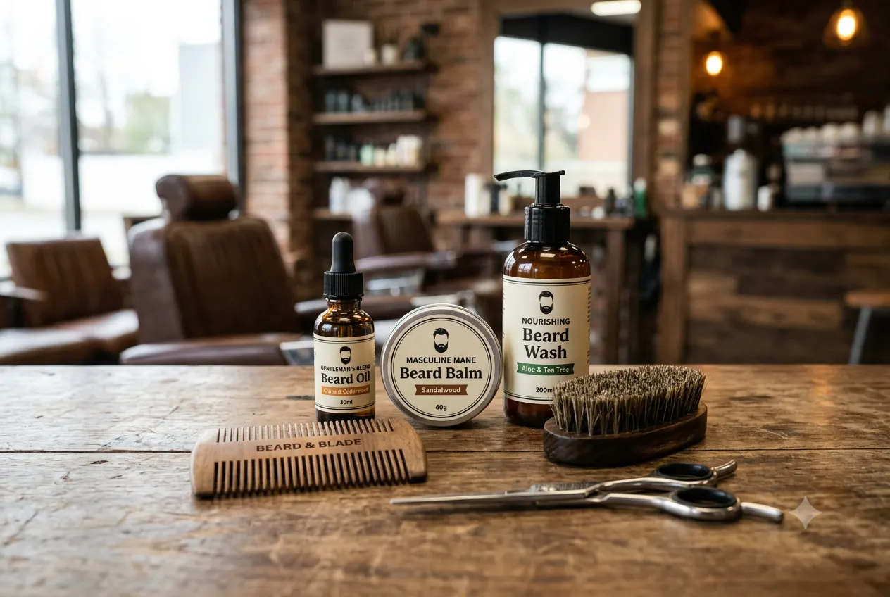 Custom Beard Oil Boxes