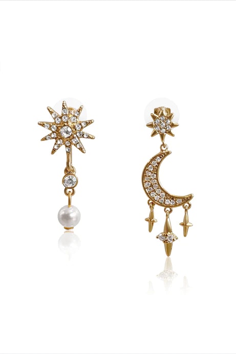 Média Luna et Sol Crescent Moon et Sun Set - Symbolise les rêves 1