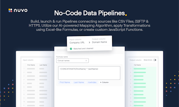 nuvo No-Code Data Pipelines gallery image