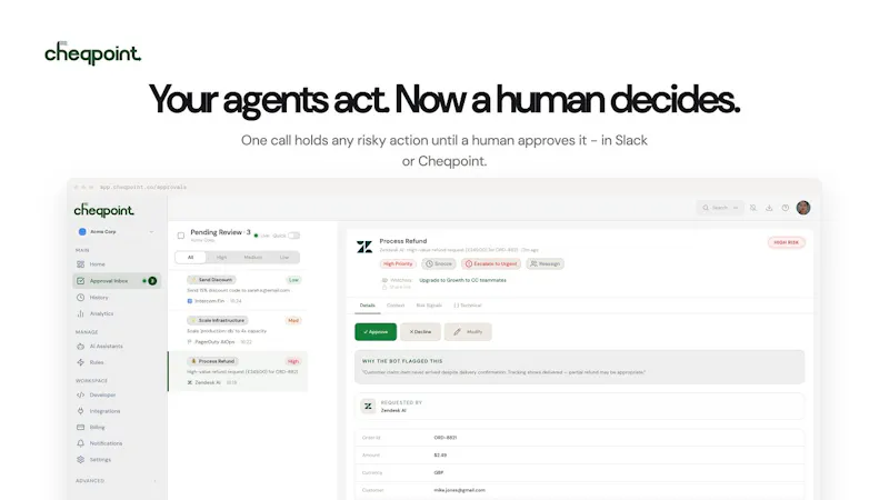 Cheqpoint screenshot 1 (video preview)