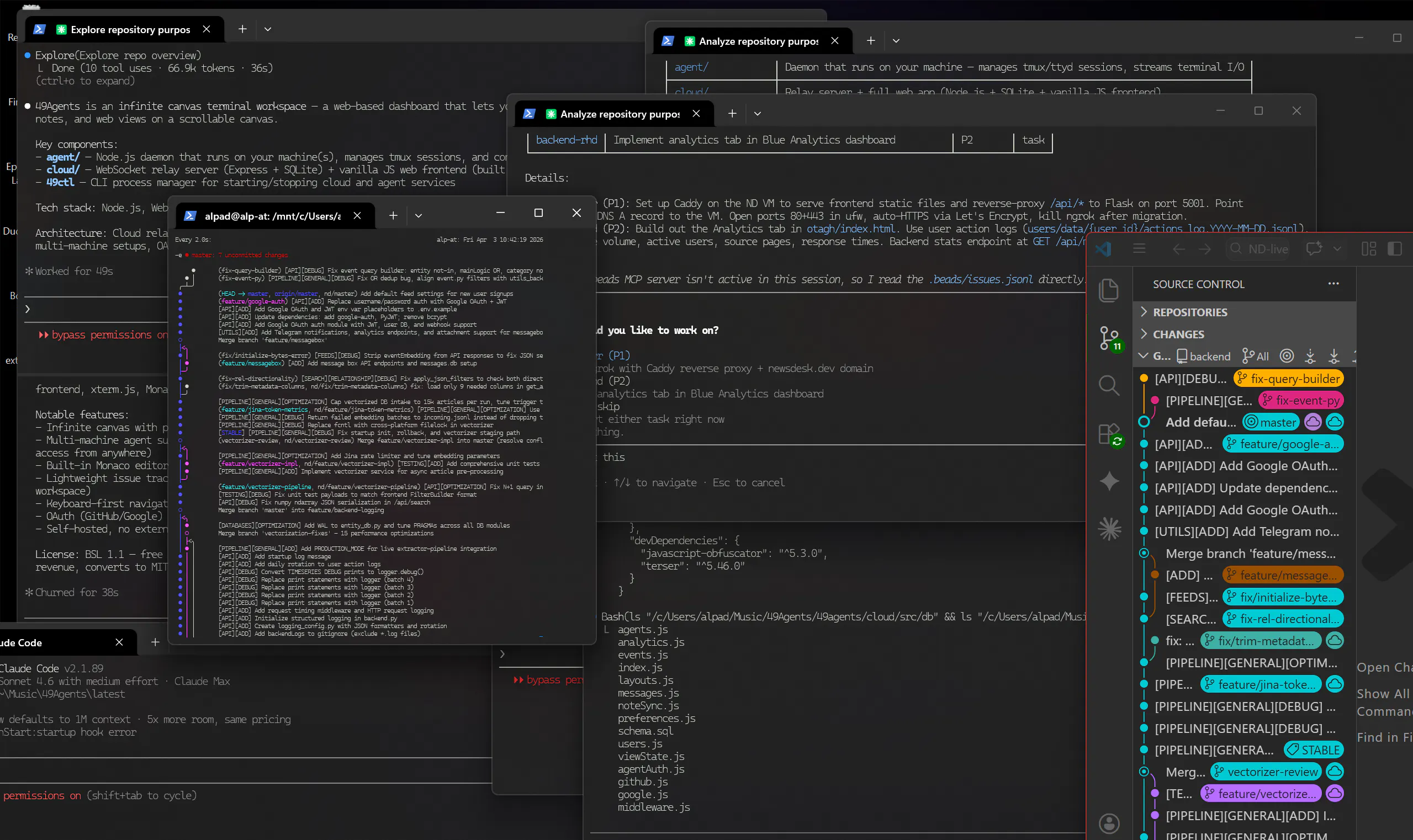 49agents IDE gallery image