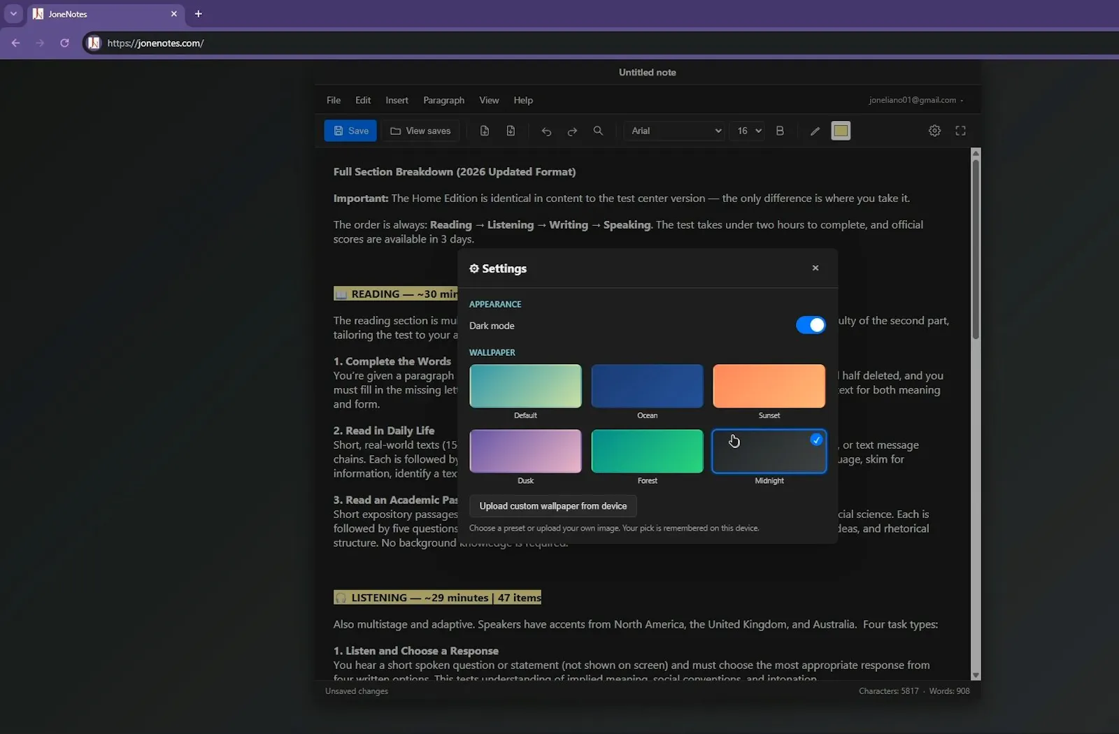 JoneNotes screenshot 4