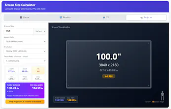 Screen Size Calculator gallery image
