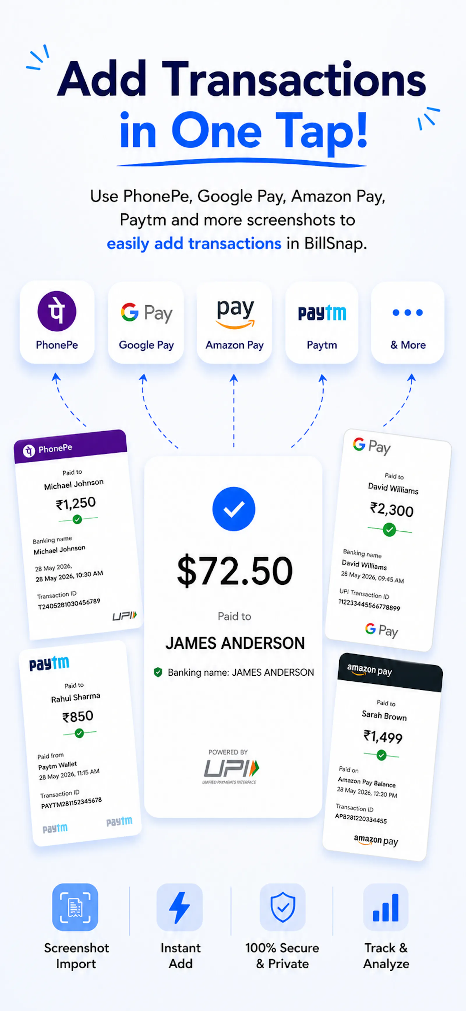 BillSnap — Money Expense Tracker screenshot 2