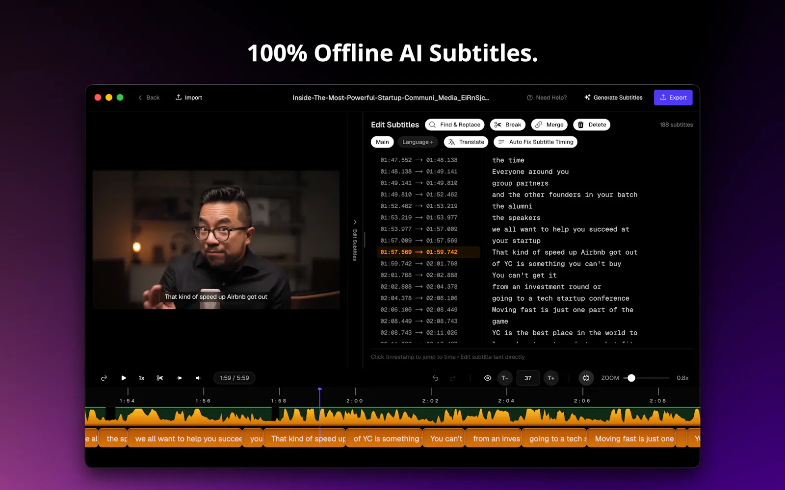 Subtitle Studio screenshot 2