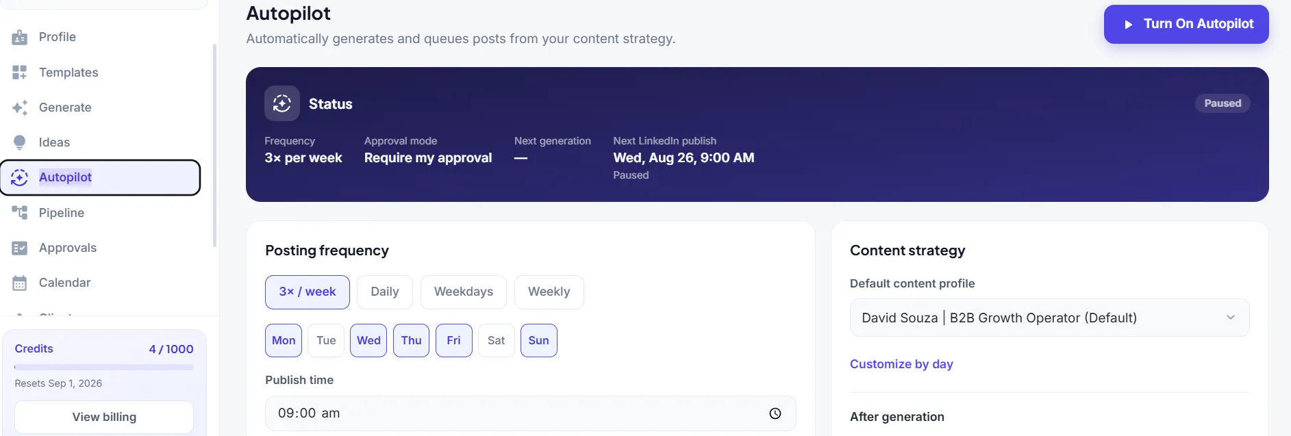 linkedinpost.ai gallery image