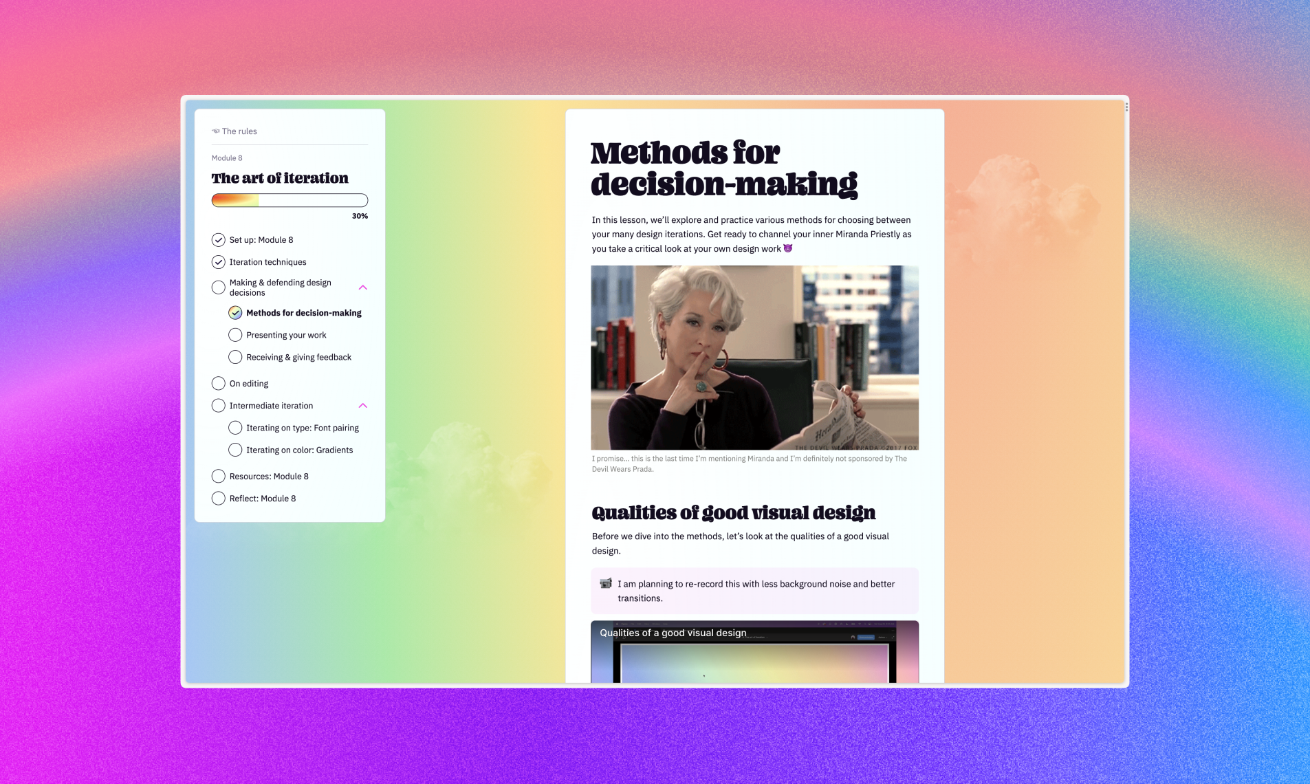 The Art of Visual Design media 6