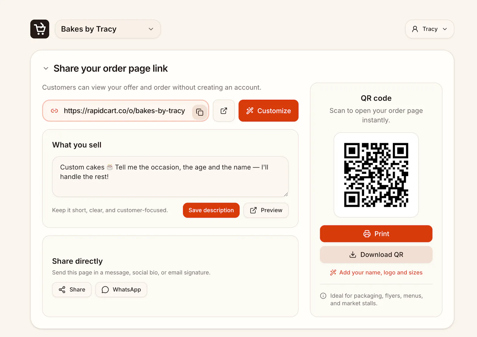 Rapid Cart screenshot 3
