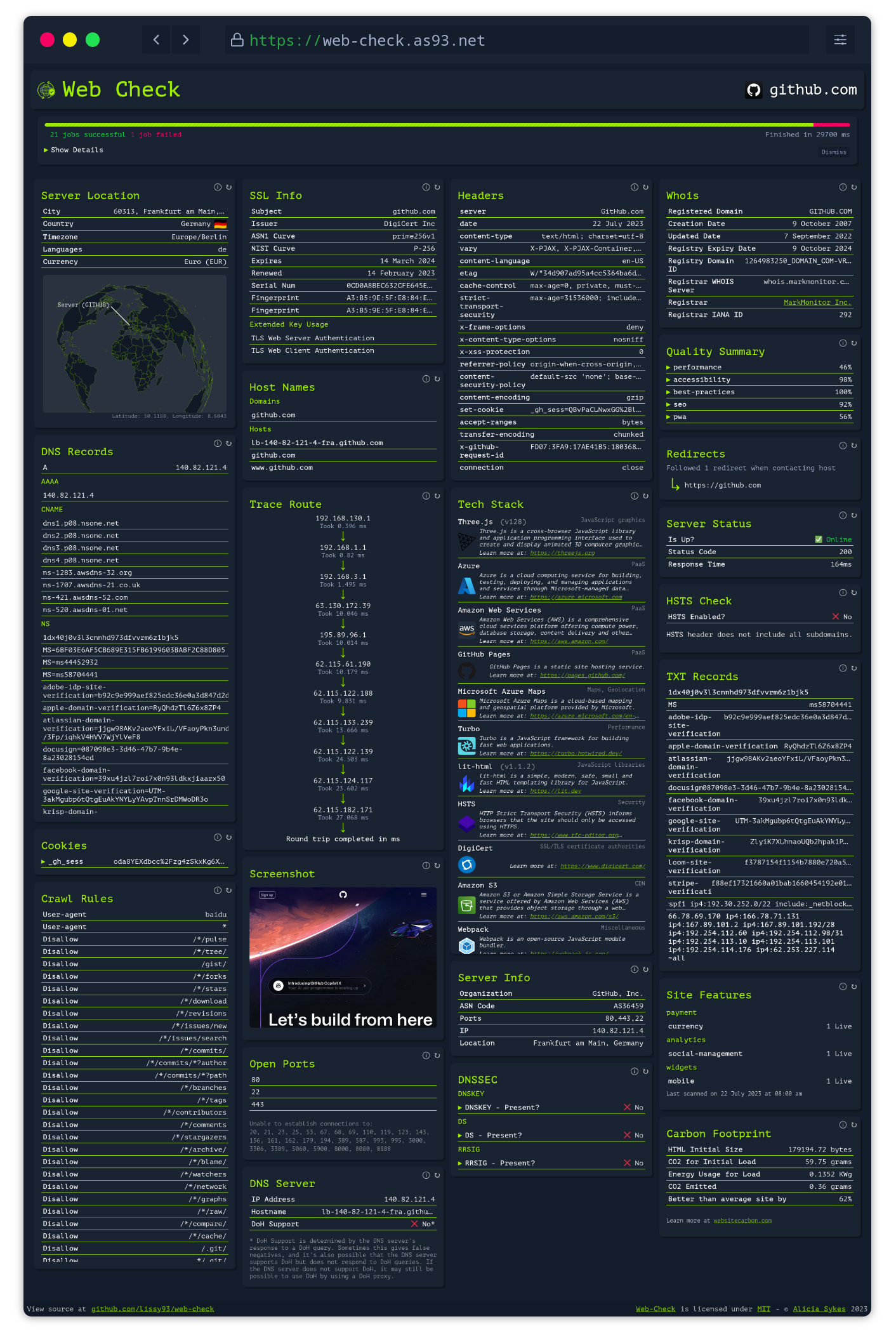 Web kontrolü medya 2