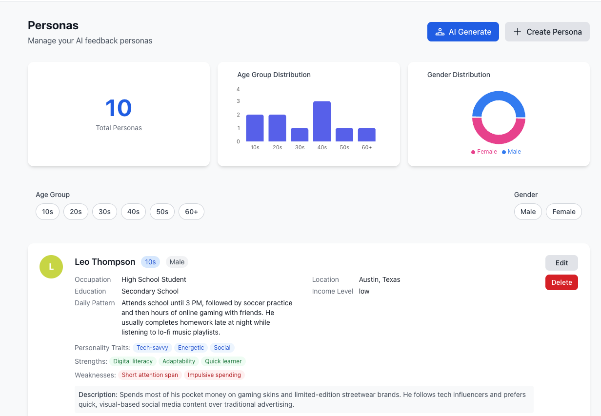 Percepta - Screenshot 2 showing product features and functionality