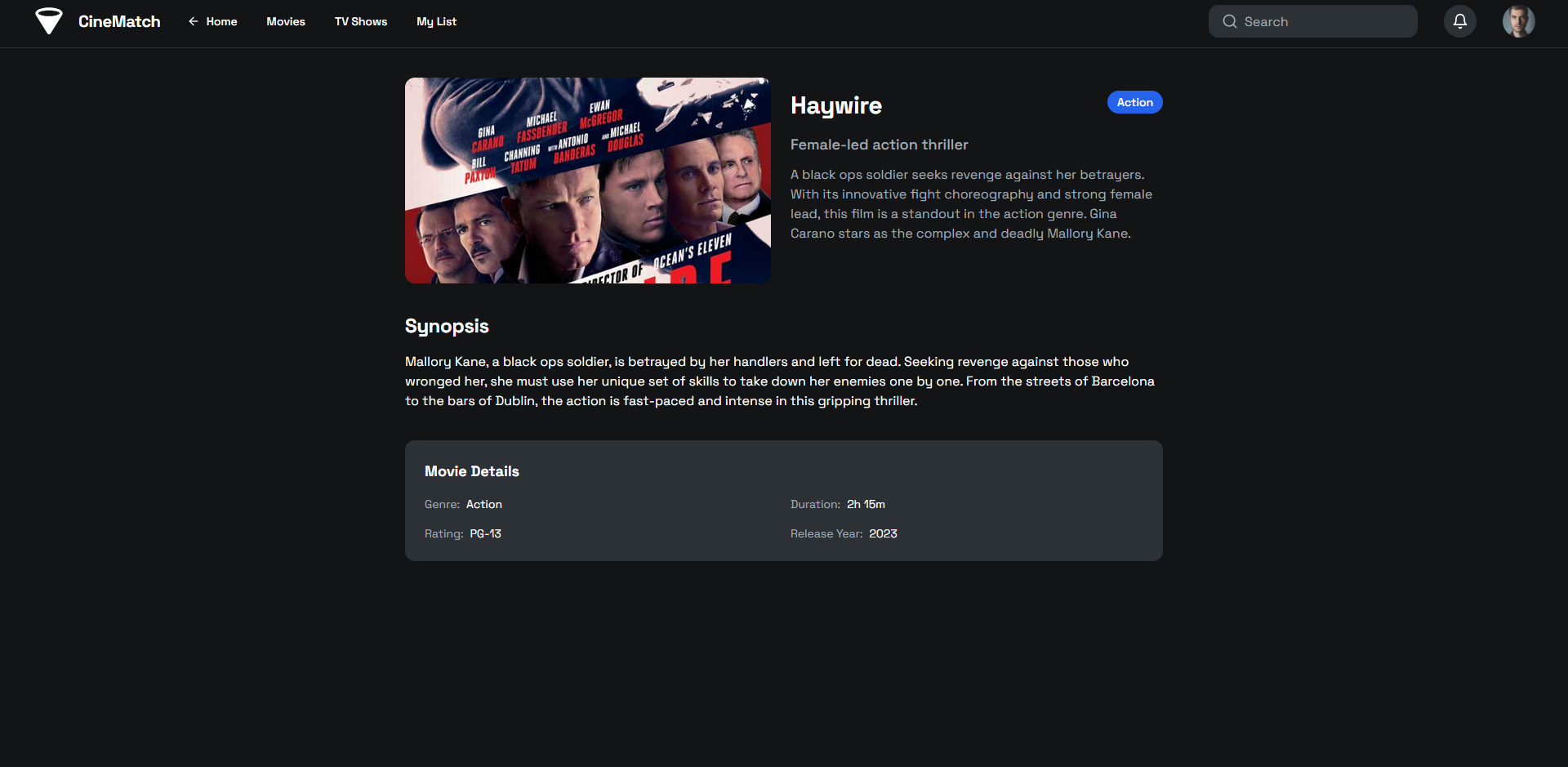 CineMatch gallery image