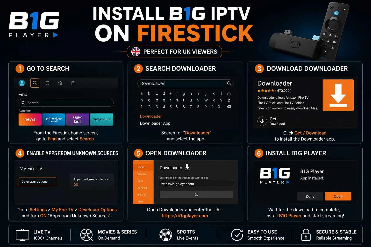B1g Iptv UK  gallery image