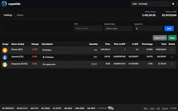 cryptofolio gallery image