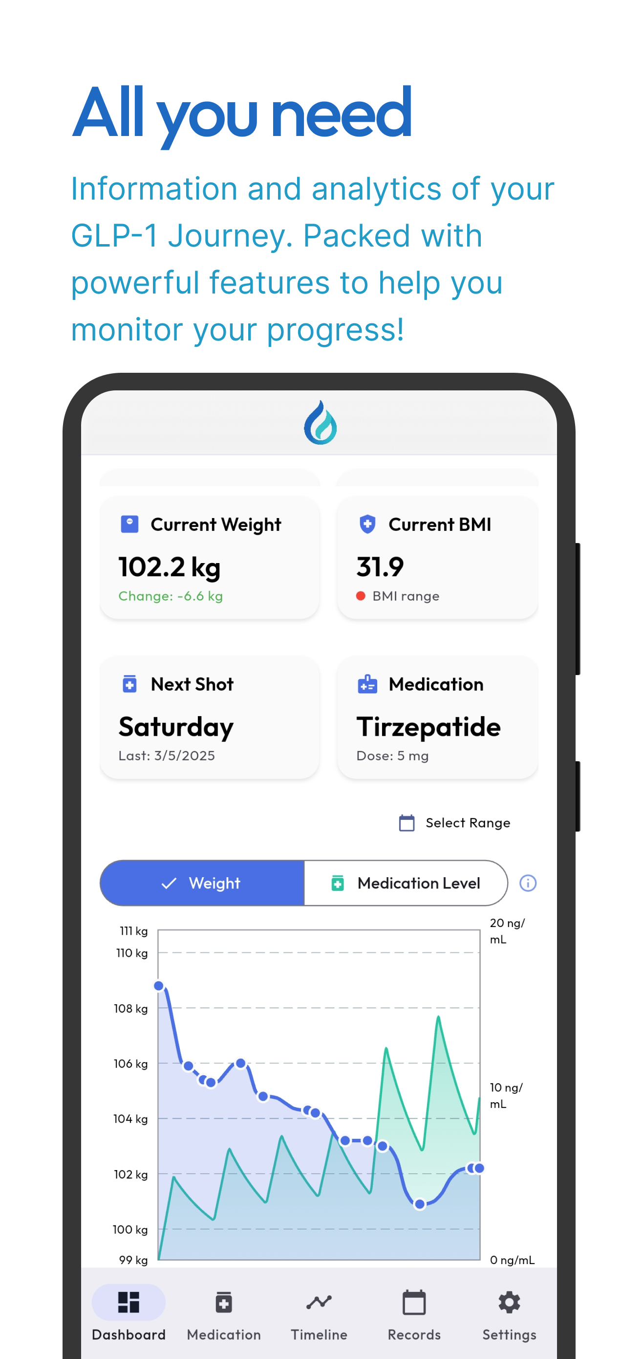 Colpi - App completa di monitoraggio dei farmaci GLP-1 media 1