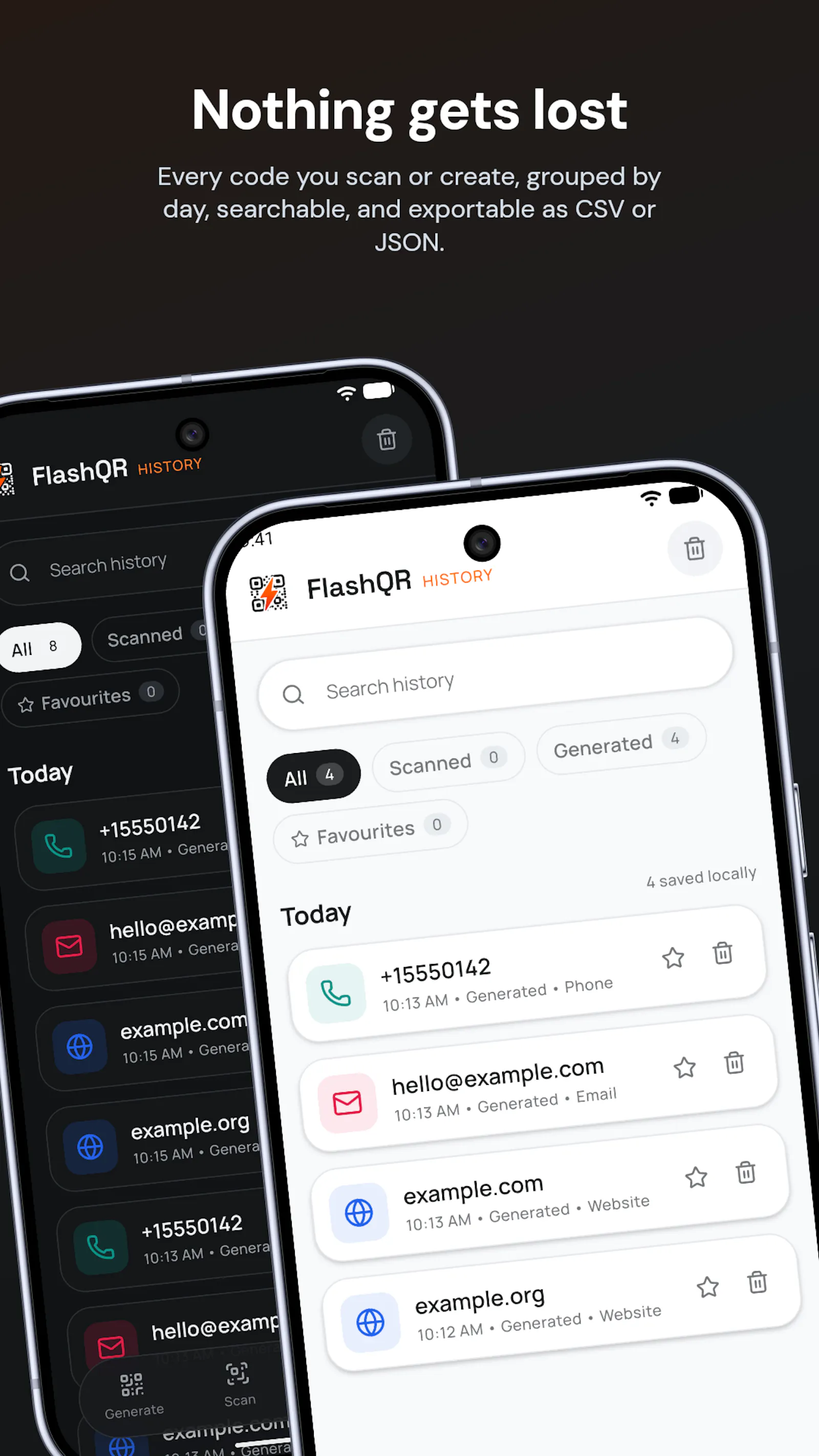 FlashQR: QR Scanner & Creator screenshot 6