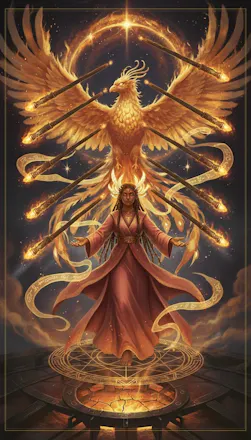 Pink Phoenix Oracle gallery image