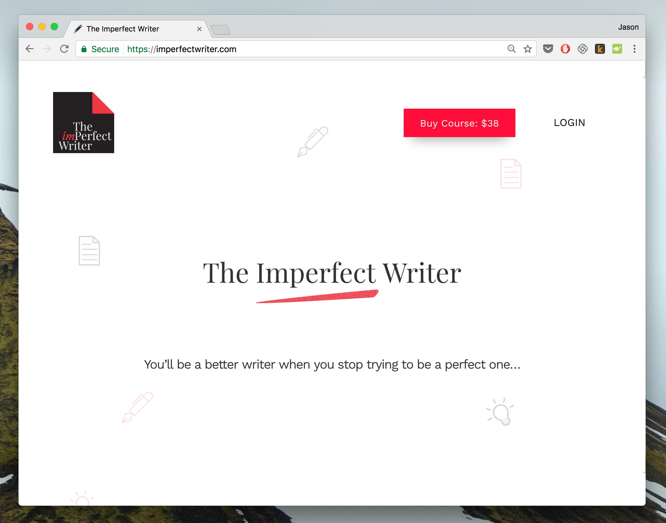 The Imperfect Writer media 1