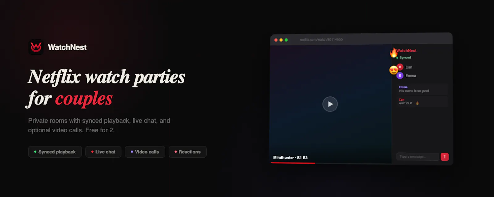 WatchNest screenshot 1