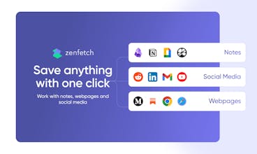Ilustração da tecnologia inovadora da Zenfetch transformando conteúdo digital em um mecanismo de busca inteligente.