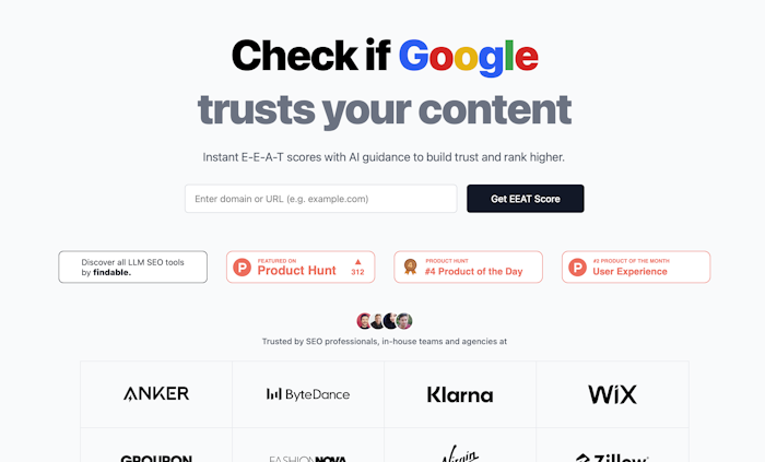 SEO EEAT Check产品图