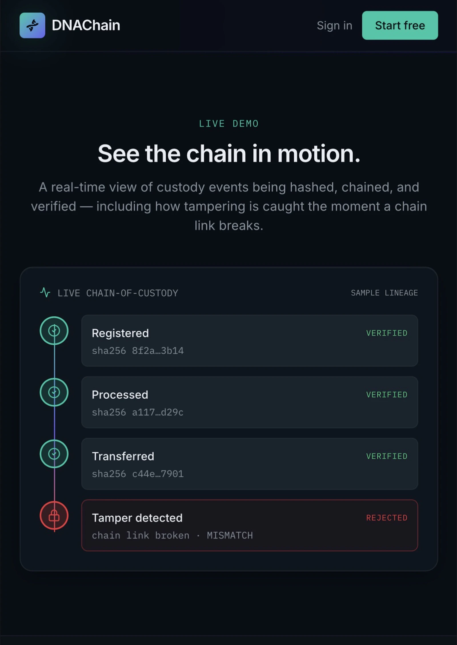 DNAChain screenshot 2