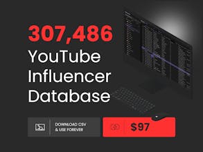 YouTube Influencer Database gallery image