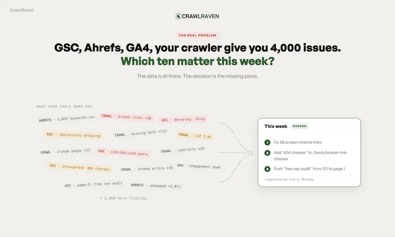 CrawlRaven screenshot 3