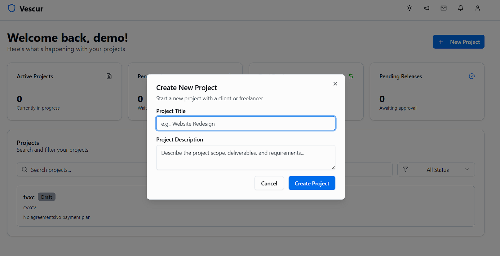 Vescur - Screenshot 3 showing product features and functionality