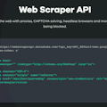 Web Scraper API