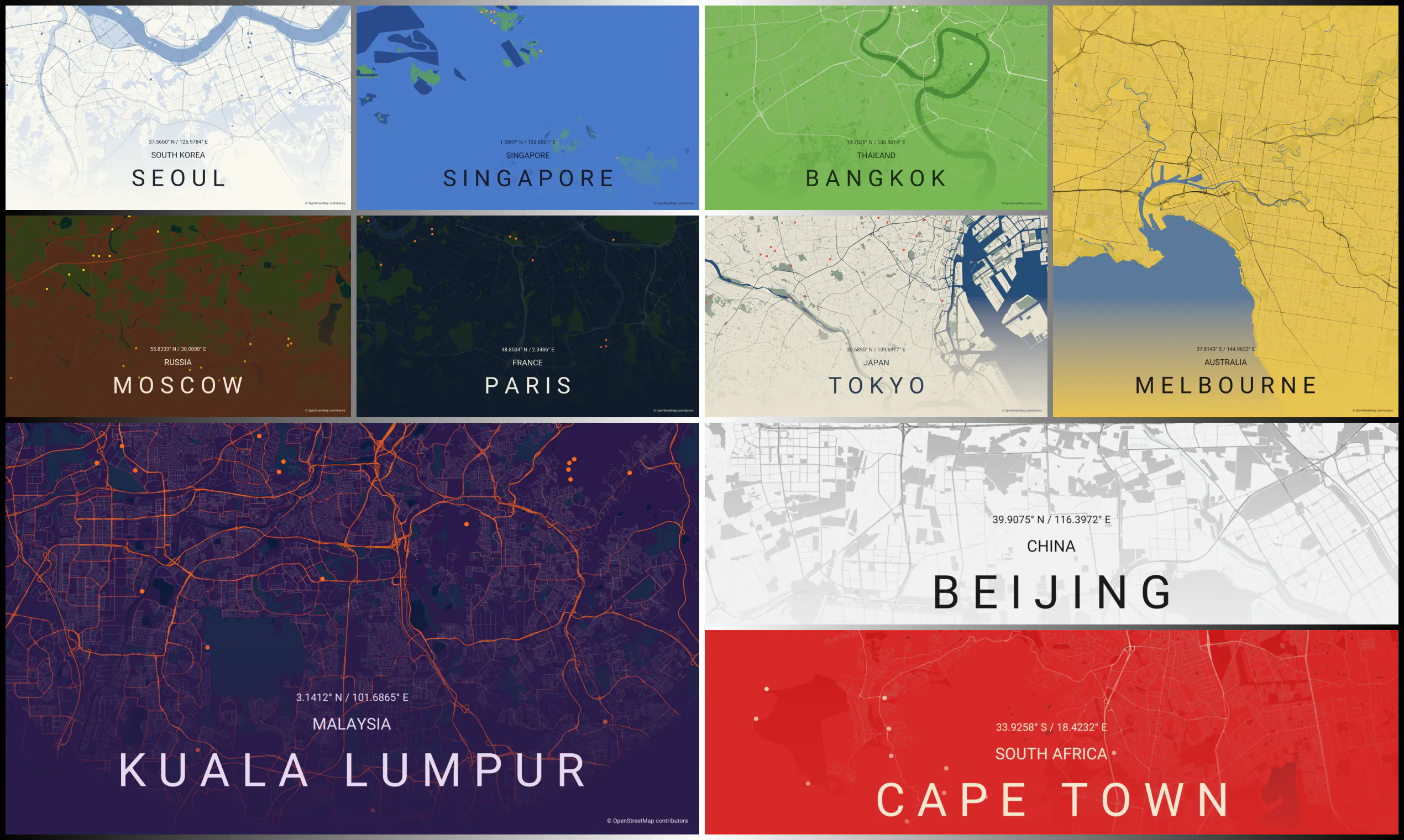 Maptoposter Online 專案橫幅