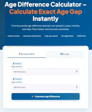 Free Age Difference Calculator Pro gallery image
