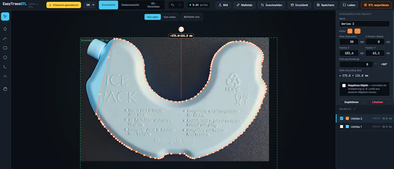 EasyTraceSTL  screenshot 2